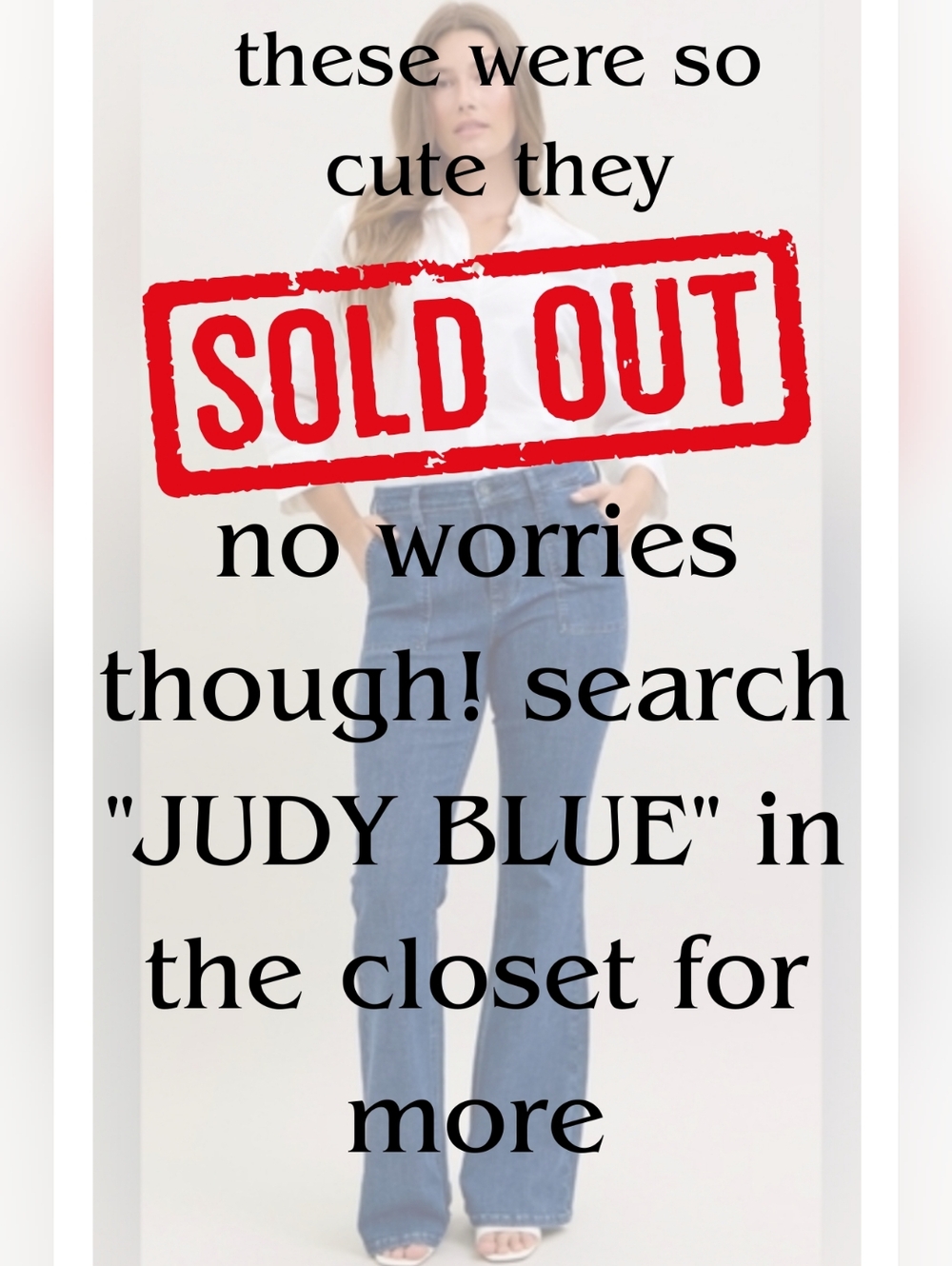 Judy Blue HR Dark Wash Classic Flare Jeans Trouser Patch Pocket Various NEW
